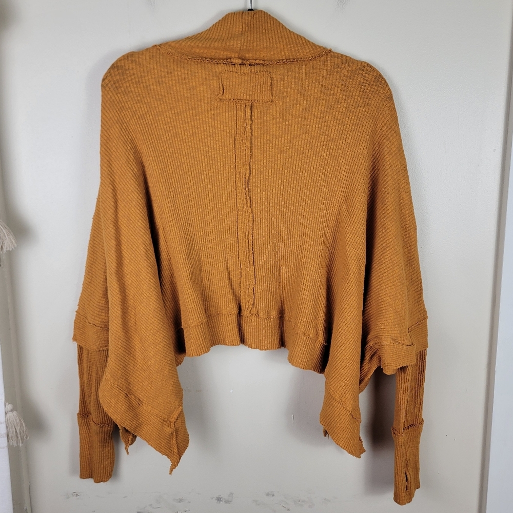 Free People Sunbaby Moon Daisy Turtleneck Rib Top - Picture 4 of 10